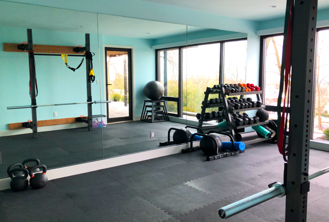 Home Gym Color Schemes And Design To, Best Color To Paint Garage Gym