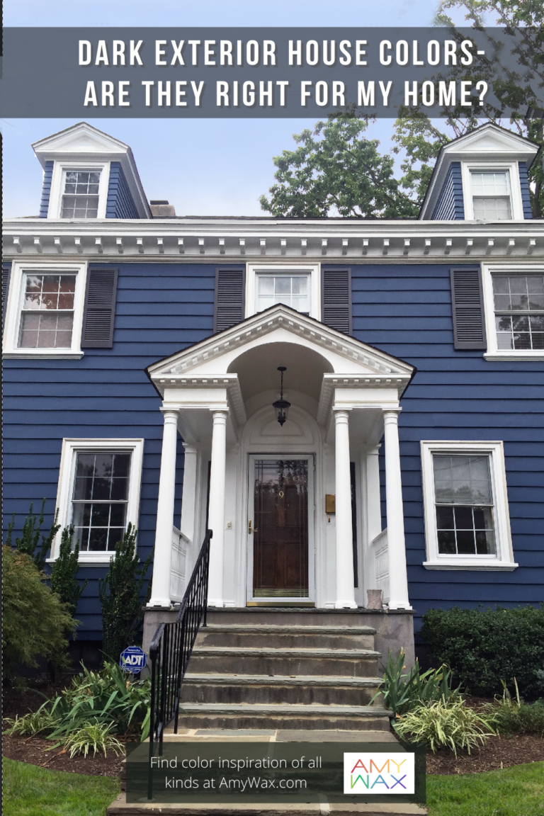 Dark Exterior House Colors Are They Right for My Home?