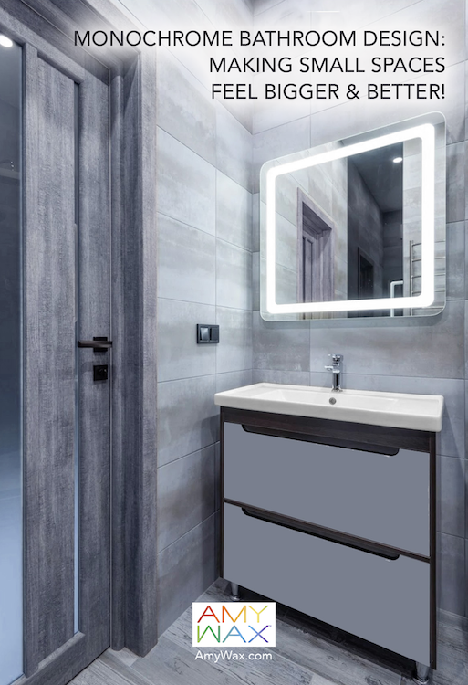 monochrome bathroom design 